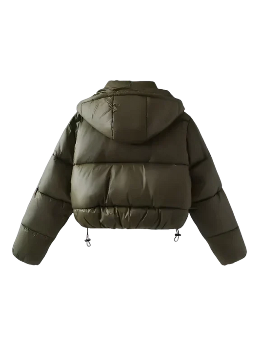 Zara™️ - Olive Puffer Jacket