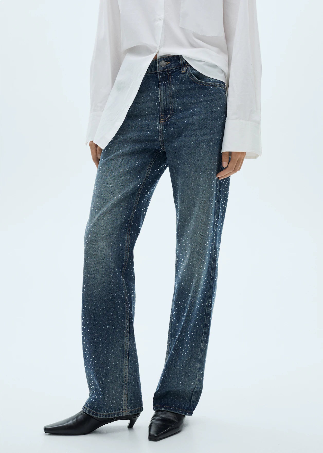 EIFFEL Rhinestone Jeans